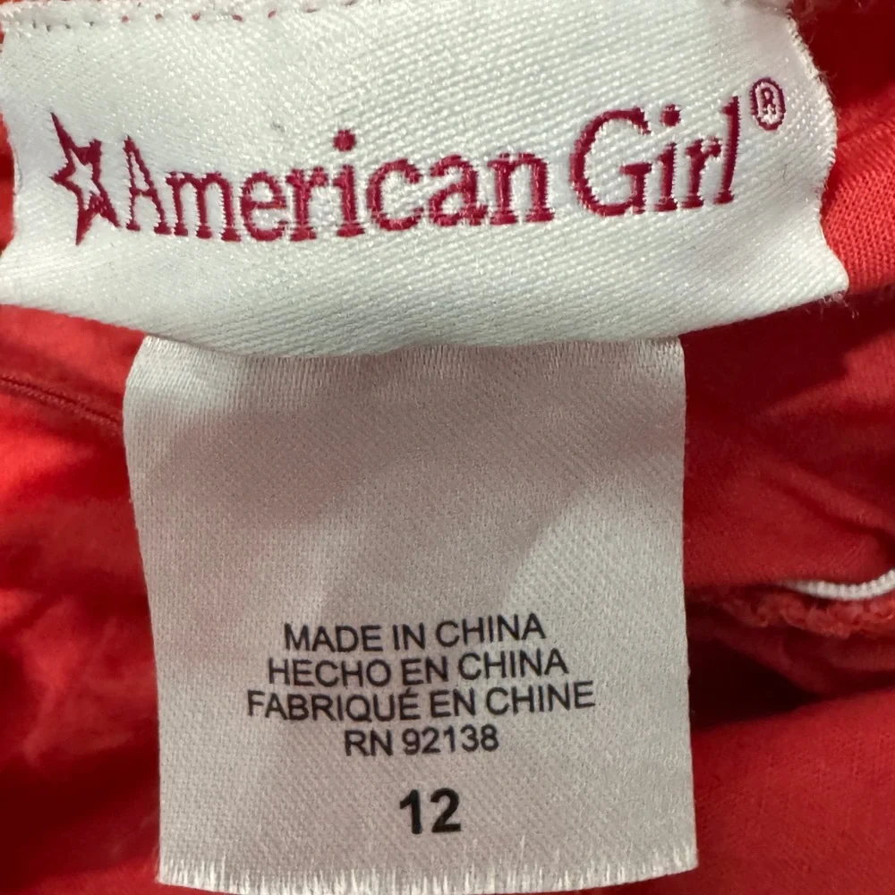 American Girl Red Casual Dress size 12